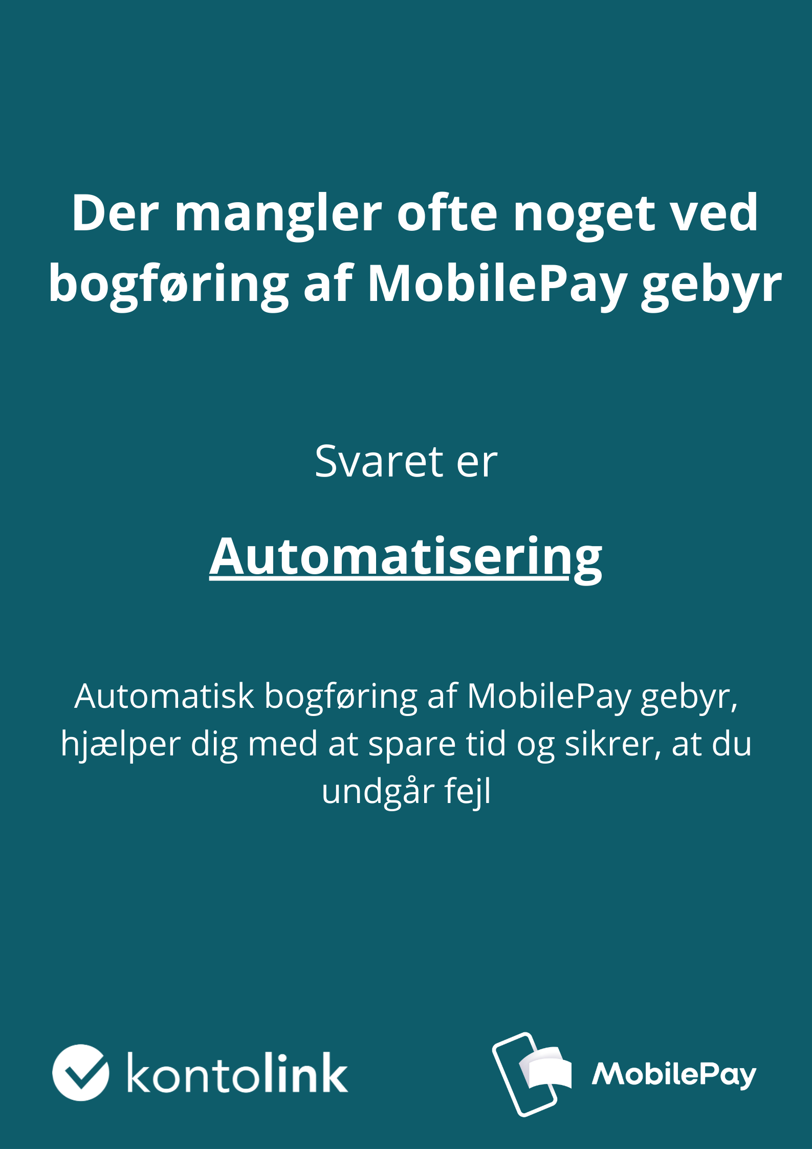 Read more about the article Bogføring af MobilePay gebyr